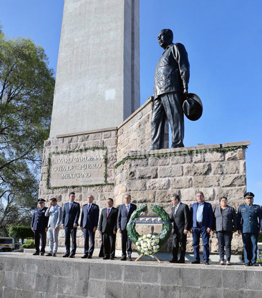 Conmemoran XLVIII Aniversario Luctuoso del General Lázaro Cárdenas del Río