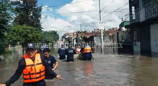 Despliega Estado acciones de atención por lluvias en Morelia