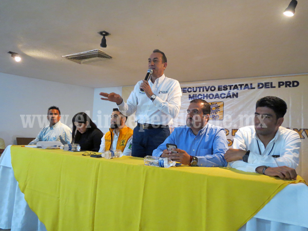 PRD Michoacán impulsa unidad de la militancia rumbo al Congreso Naciona