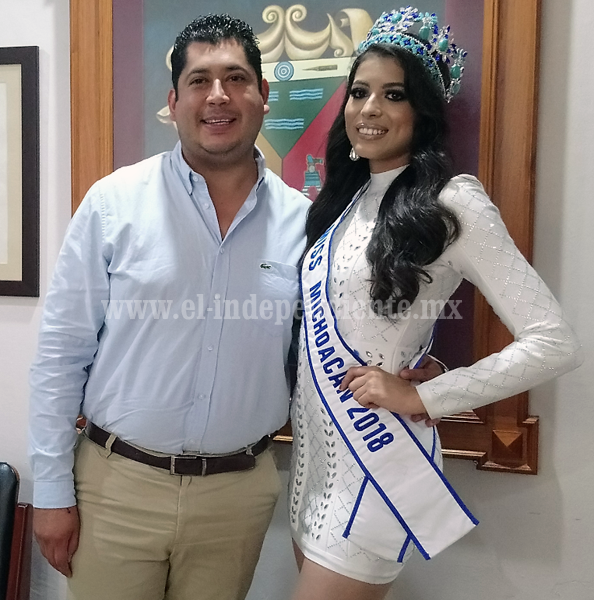 Elizabeth García, ganadora del certamen de belleza Miss Michoacán