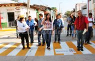 Inauguran rehabilitación de calle Constitución con inversión cercana a los 6 mdp