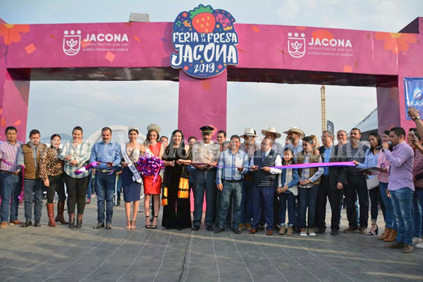 ﻿Inauguraron Feria de la Fresa Jacona 2019
