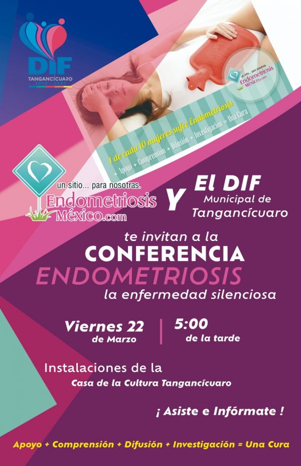 DIF Tangancícuaro prepara conferencia sobre Endometriosis