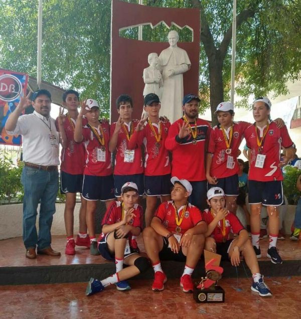 Zamora tricampeón en voleibol de los Intersalesianos en Monterrey 2019
