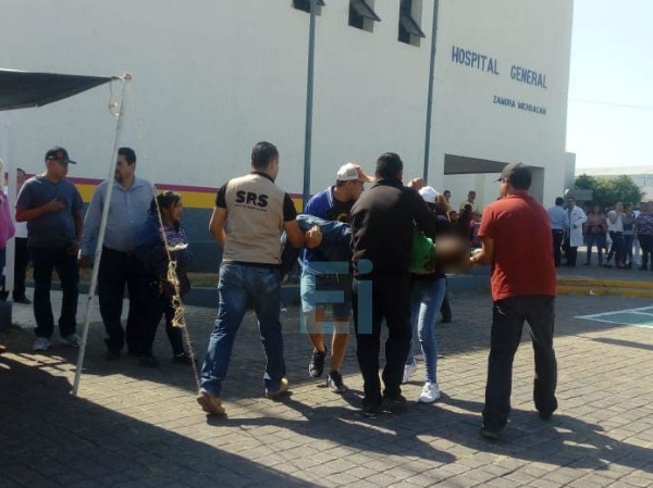 Ex policía es baleado en las inmediaciones del Hospital Regional de Zamora