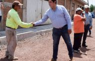 Alcalde Rafael Melgoza supervisó obra en Ruíz Cortines, Tangancícuaro