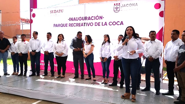 Inauguran primera etapa del parque recreativo de la Coca en Jacona
