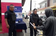Dirección de Seguridad Pública y Tránsito Municipal instaló módulo de reclutamiento en Ario