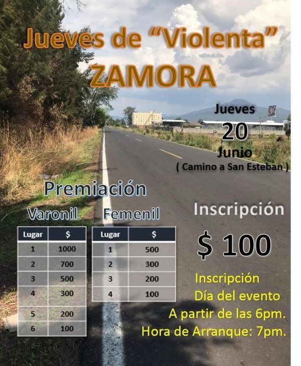 Realizarán la carrera ciclista “Jueves de Violenta” en Zamora, en el camino a San Esteban