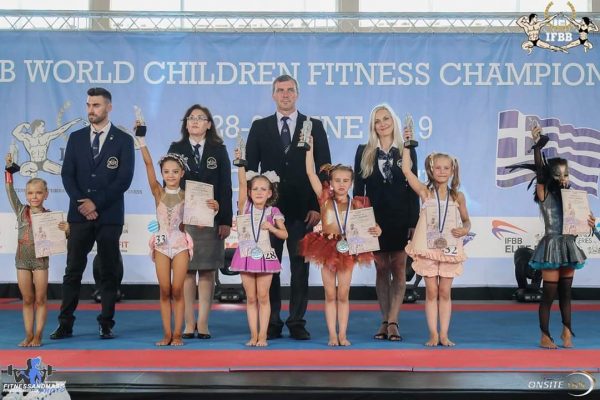 Zamoranas logran destacada actuación en Mundial de Fitness Atlético Infantil 2019