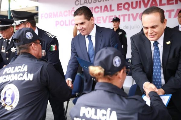 Contar con la mejor Policía de México, nuestro legado: Silvano Aureoles