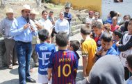 En Ixtlán iniciaron rehabilitación de cancha de basquetbol en comunidad de Camucuato