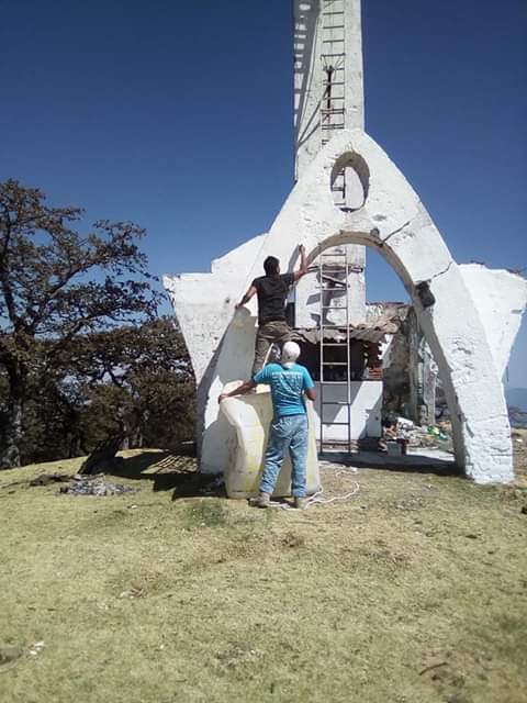 Ahora piden sumar esfuerzos para reconstruir capilla del Cerro de la Beata