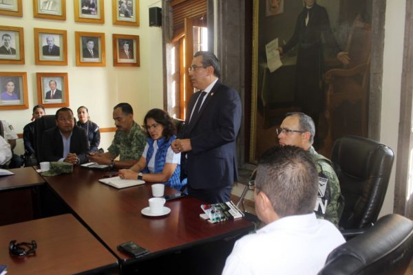 Es presentado el nuevo Fiscal Regional de Zamora en la mesa de seguridad.