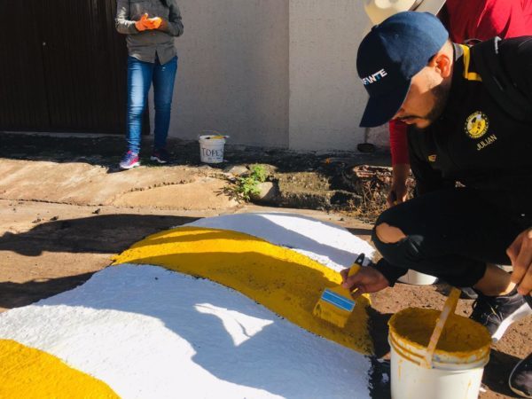 Contentos vecinos de Ojo de Agua y Las Huertas con “Presidencia en tu Colonia” en Ecuandureo