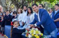En Tangancícuaro inauguraron Ciclo Escolar 2019 - 2020