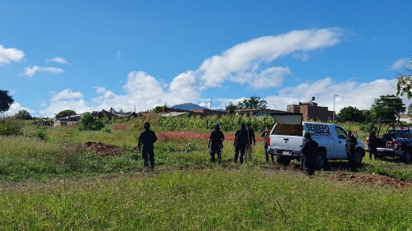 Suman 4 fosas clandestinas halladas en Jacona durante las últimas horas