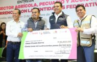 Entrega Gobernador apoyos a productores de municipios de alta y muy alta marginación