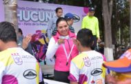 De manera exitosa efectuaron la Rodada Ciclista, Feria de la Fresa Jacona 2020