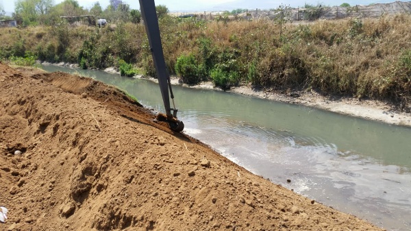 Cumple SAPAZ la séptima semana de trabajos de limpieza y desazolve de drenes y canales del municipio