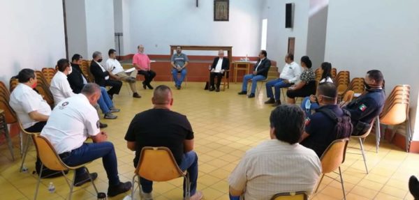 Se reúnen Obispo, Jurisdicción Sanitaria y Alcalde de Zamora por COVID 19