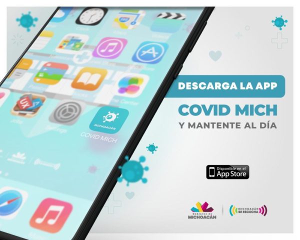 Lanza Gobierno de Michoacán App para informar en tiempo real sobre COVID-19