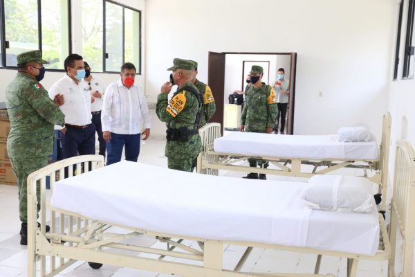 Habilitan Hospital Regional de 43 Zona Militar para atención de COVID-19