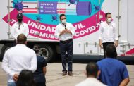 Instala Gobernador 5 unidades móviles para detección oportuna de COVID-19 en Lázaro Cárdenas