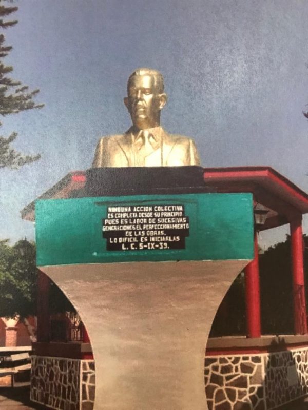Rescatan y remozan monumento a Lázaro Cárdenas en El Llano