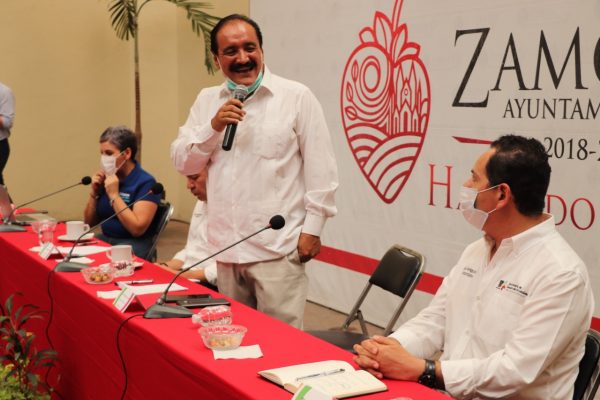Gestiona Alcalde apoyos económicos, despensas y espacios para Zamora