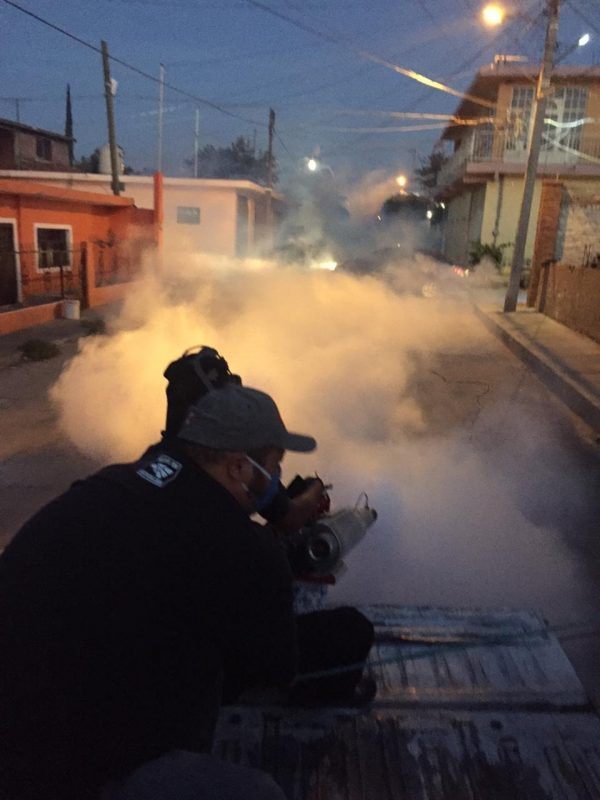 Refuerza ayuntamiento de Ixtlán campaña de fumigación para prevenir dengue