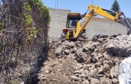 Arrancan trabajos de construcción de plaza en comunidad La Estancia de Gómez