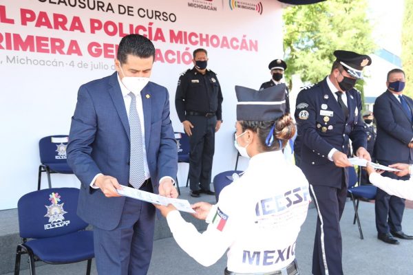 Graduada, Décimo Primera Generación de la Policía Michoacán
