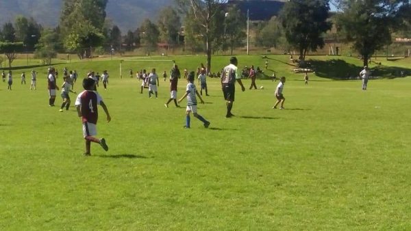 Preparan finales de liga infantil de futbol en Jacona, con debidas medidas sanitarias