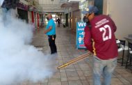 Fumigan colonias, mercados y espacios públicos en Zamora
