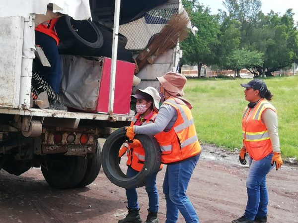 Tres días de limpieza y descacharrización en Ario de Rayón