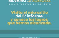En micrositio, información detallada sobre el Quinto Informe de Silvano Aureoles