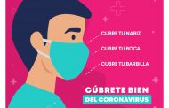 En Michoacán, continúa uso obligatorio del cubrebocas para disminuir riesgo de COVID-19