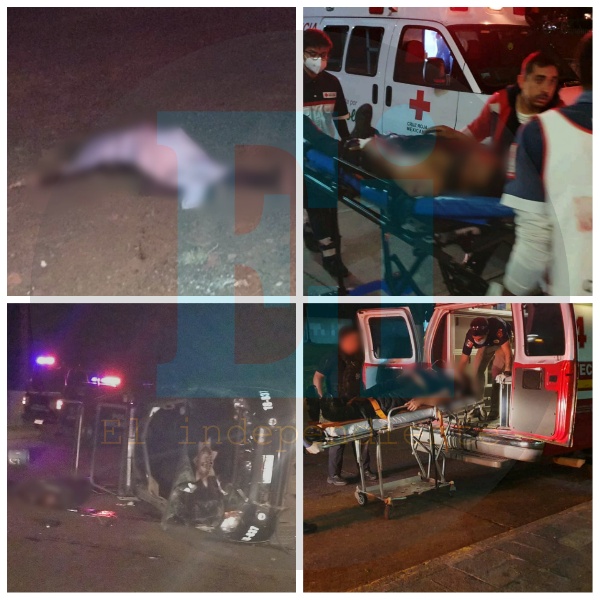 Dos policías muertos y dos heridos al volcar patrulla en Tangancícuaro