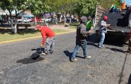 Realizan mantenimiento a vialidades en zona urbana de Zamora