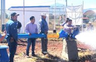 Inaugura Feliciano Flores pozo de agua potable en Zináparo.