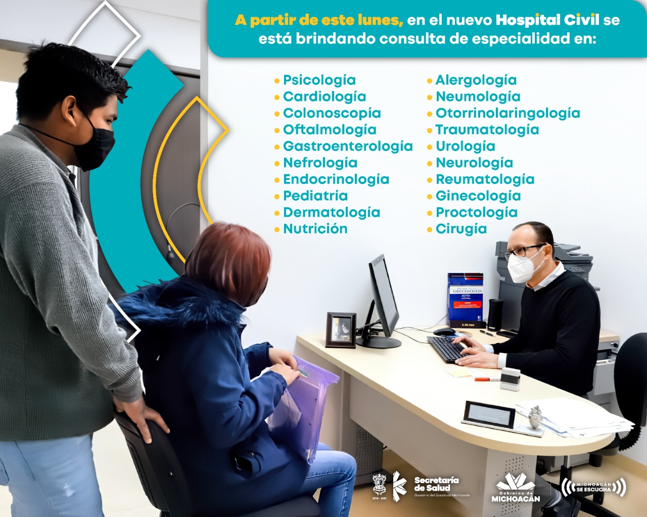 Inicia transferencia de servicios a nuevas instalaciones del Hospital General “Dr. Miguel Silva”