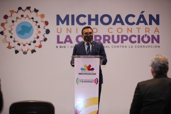 Michoacán da pasos contundentes en la lucha contra la corrupción: Gobernador
