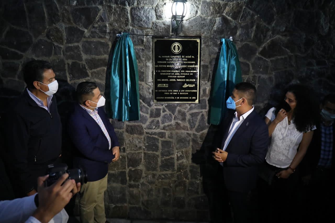 Inauguran en Uruapan el Parque Lineal Cupatitzio