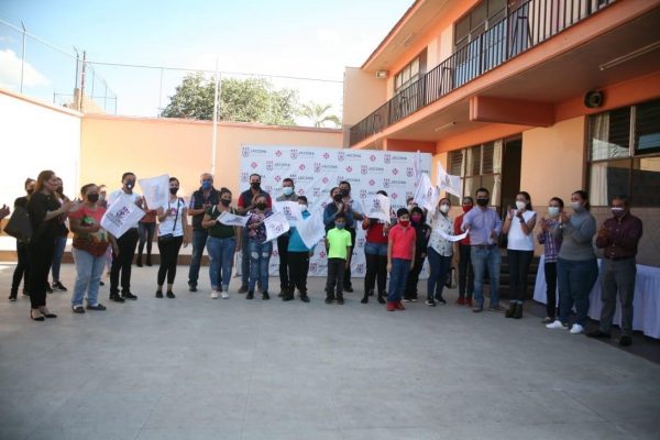 Arranca construcción de techumbre en la Escuela Primaria Miguel Hidalgo de Jacona