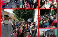 Llevan juguetes a miles de niños de Zamora