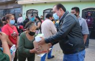 Alcalde de Zamora entrega 200 despensas