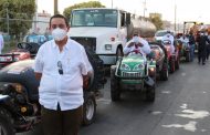 Productores agrícolas arrancan sanitización para contrarrestar COVID en Zamora