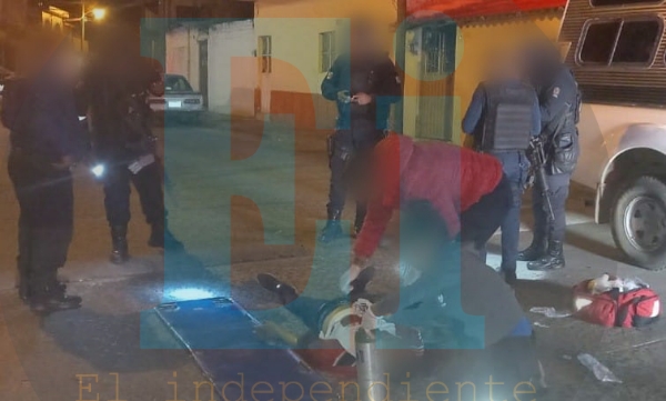 Sujeto queda herido en agresión a balazos en la colonia Lomas de San Pablo