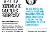 Cuauhtémoc Cárdenas: Política económica de AMLO, ni democrática ni progresista